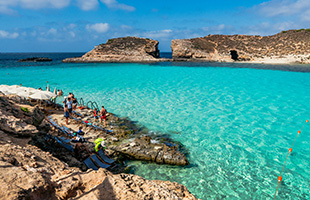 Tour de 4h pela Ilha de Comino (Blue Lagoon, Crystal Lagoon)