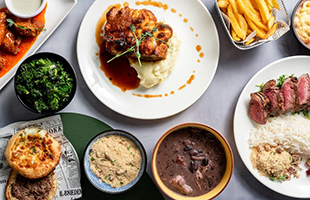 Autêntica culinária brasileira e deliciosa feijoada no The Spot